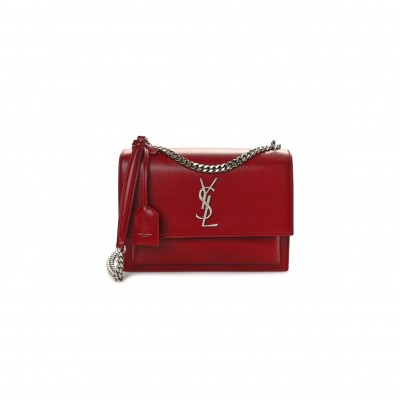 YSL SUNSET MEDIUM IN SMOOTH LEATHER 4229061447005 (22*16*8cm)